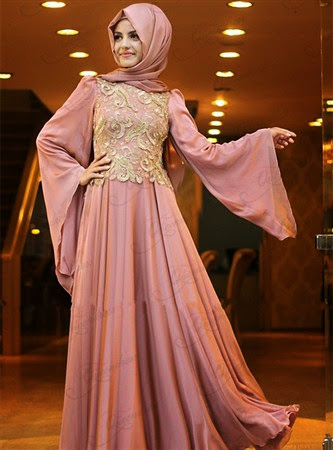 baju long dress wanita hijabers atau muslimah terbaru 2017/2018