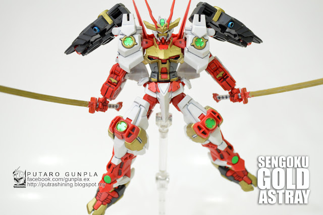 PUTARO GUNPLA - HGBF 1/144 Sengoku Astray Gundam Custom Paint by Putra Shining