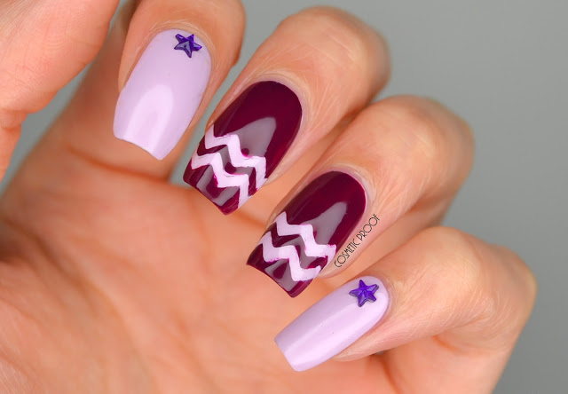OPI Purple Nail Art