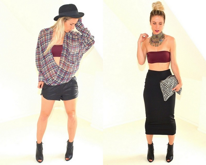 S T Y L O F A X ''How to wear'' Bandeau top