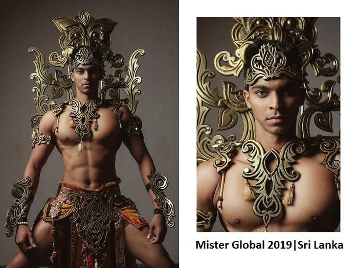 Impressive Pictures Of Mister Global Contestants Dressed In Their National Costumes, Resembling Video Game Bosses Impressive Pictures Of Mister Global Contestants Dressed In Their National Costumes, Resembling Video Game Bosses