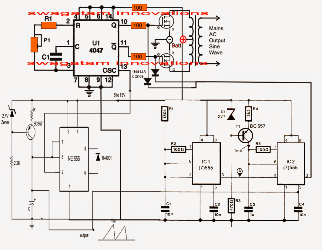 Pure Sine Wave Inverter Circuit - Wiring Machine