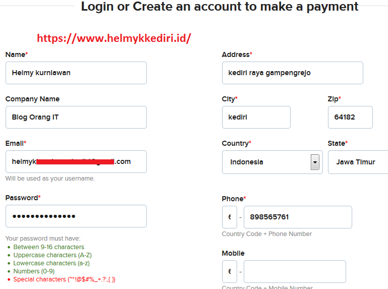 Как создать логин и пароль для регистрации - Telegraph