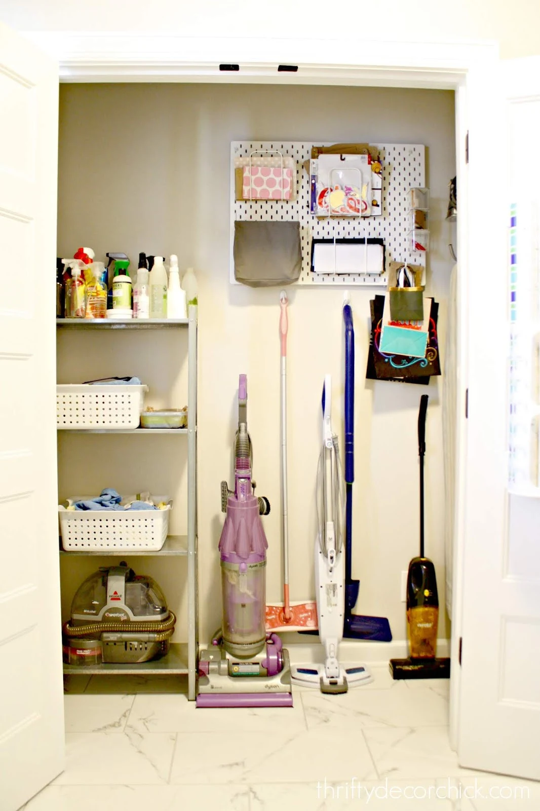 Best closet ever for cleaning supplies