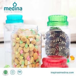 Coral Sparkling Canister Set Large (Set of 3)