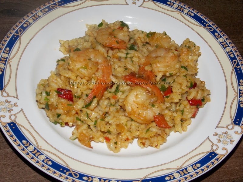 Creveti cu orez