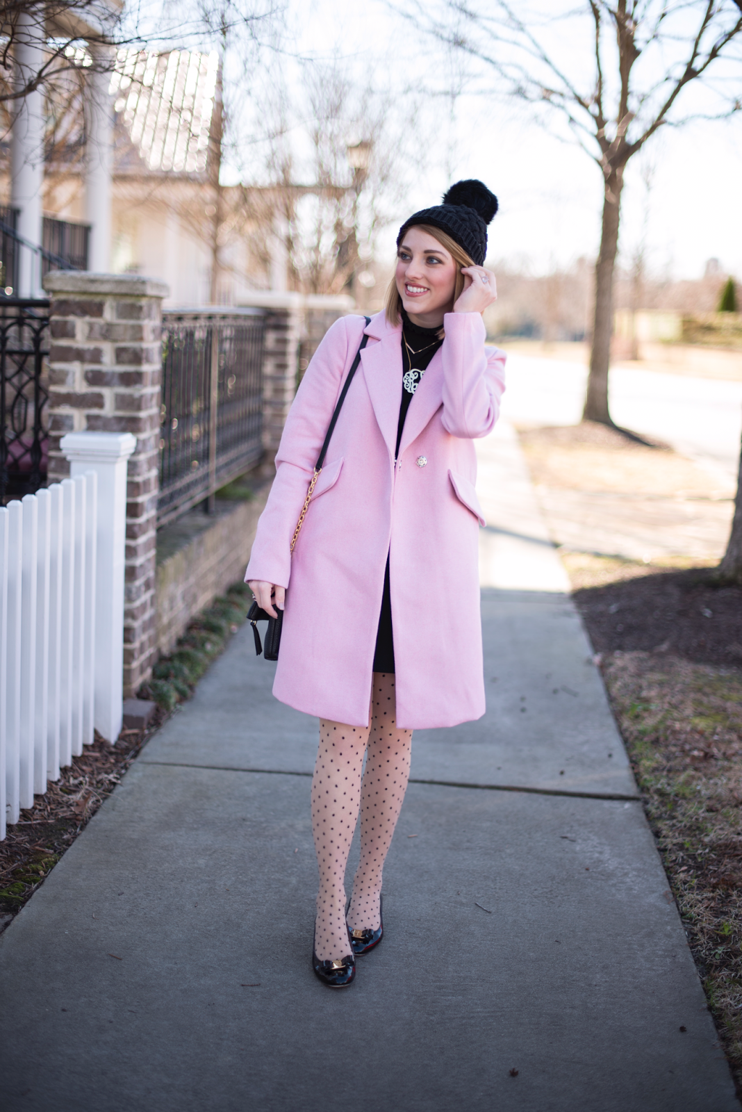 Pink Coat - Something Delightful Blog