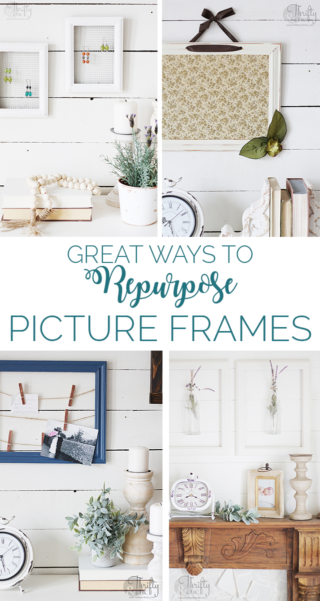 13 Ways to Repurpose Old Picture Frames