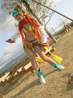 rikku final fantasy x cosplay mala sensei