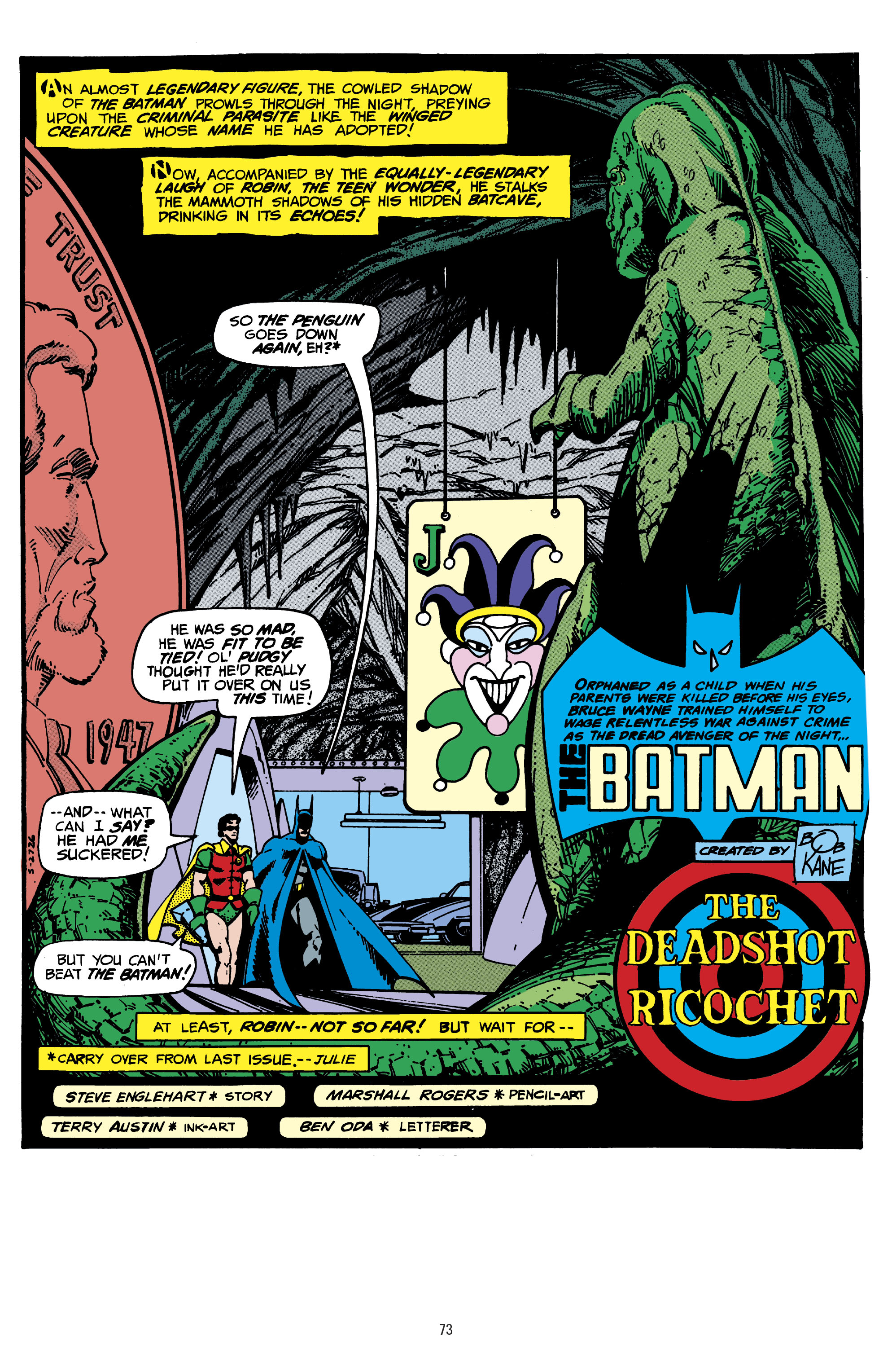Read online Legends of the Dark Knight: Marshall Rogers comic -  Issue # TPB (Part 1) - 73