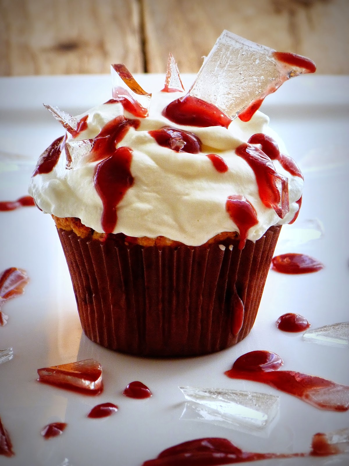 Chic, Chic, Chocolat Cupcakes sanglants d'Halloween