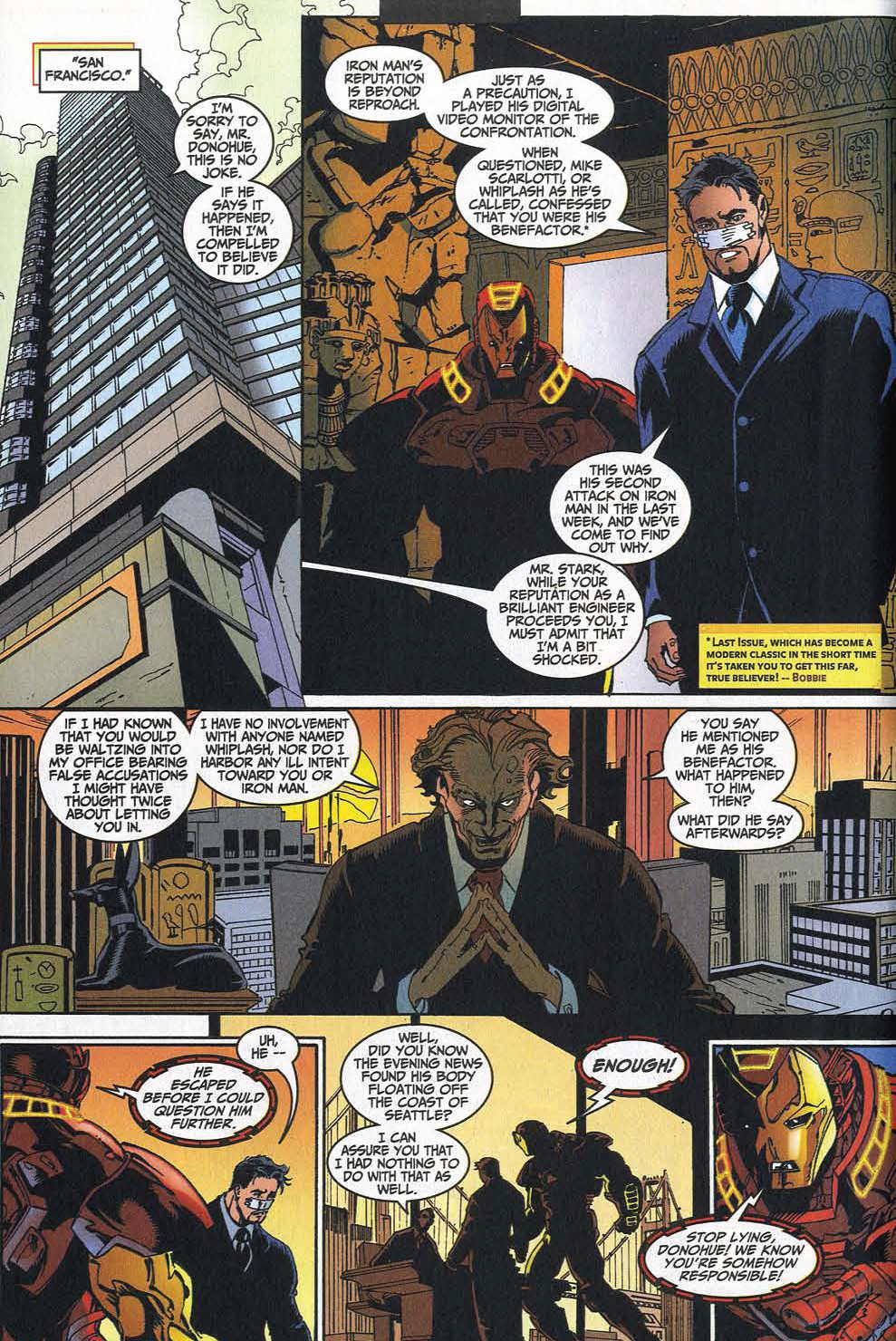 Read online Iron Man (1998) comic -  Issue #29 - 15