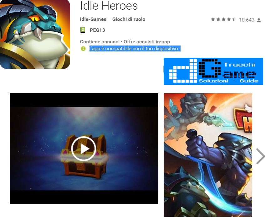 Trucchi Idle Heroes Mod Apk Android v1.7.0