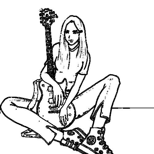 Download Rock Guitar Coloring Pages | Kids Coloring Pages