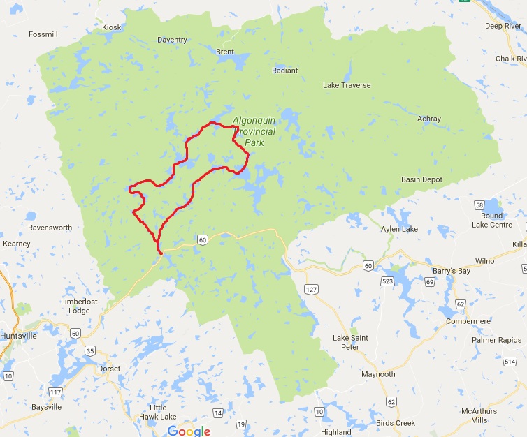 Backcountry Balkwills Algonquin Provincial Park Hogan