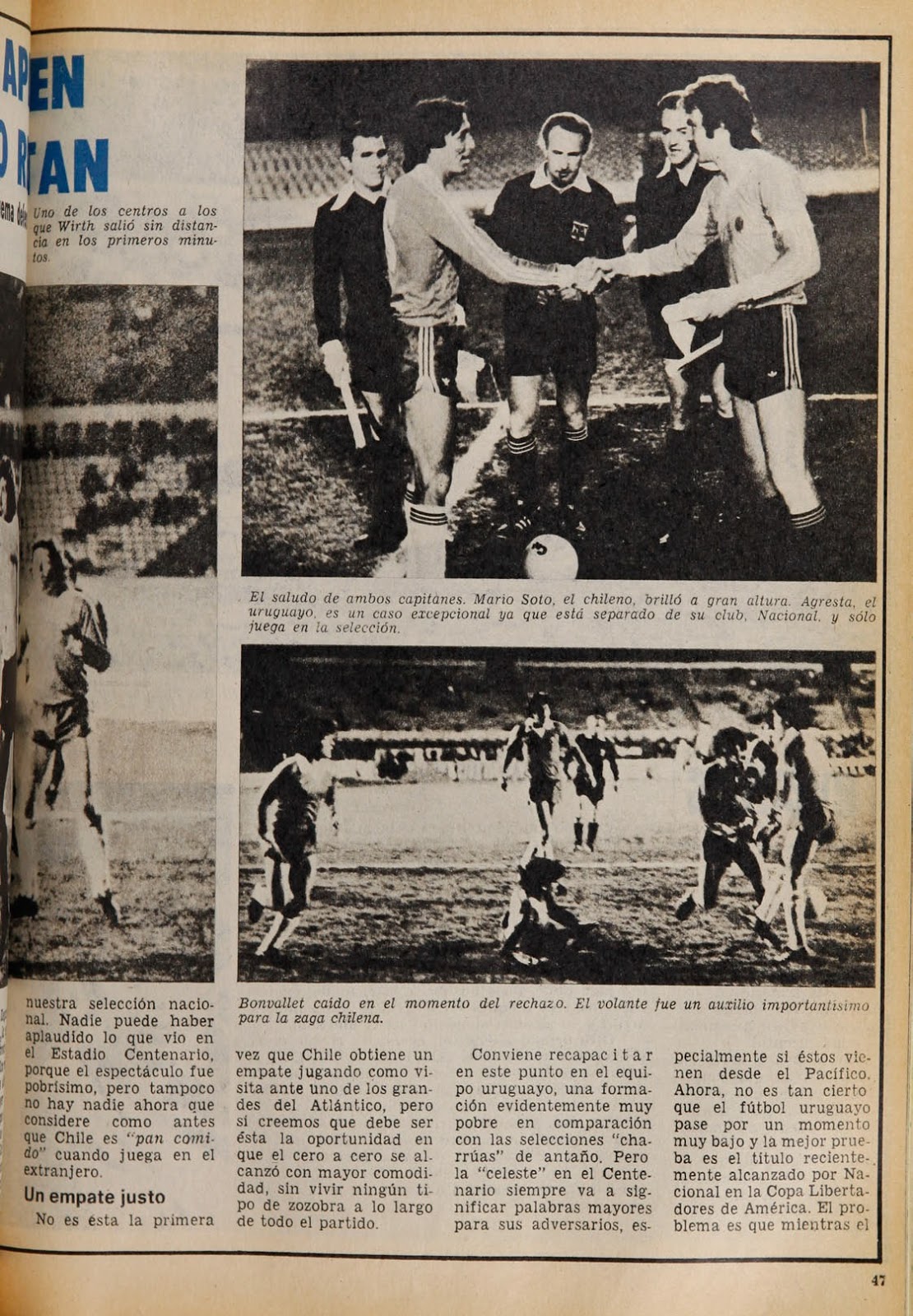 Partidos de la Roja [21/08/1980] UruguayChile 00