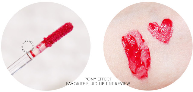 review Pony Effect Favorite Fluid Lip Tint