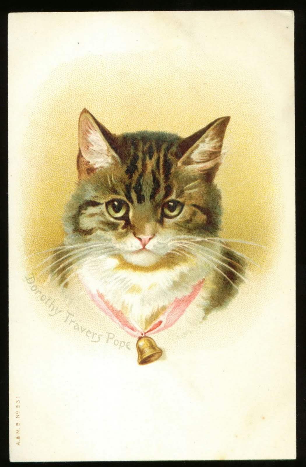 Vintage Cat Postcard 53