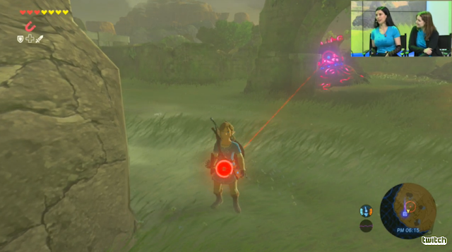 The Legend of Zelda: Breath of the Wild shrine guardian laser