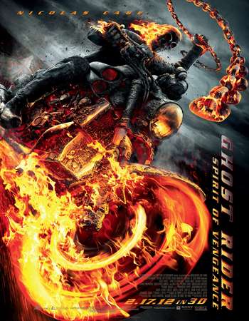 Poster Of The Huntsman Ghost Rider 2007 Dual Audio 400MB BRRip 720p ESubs HEVC - Extended Free Download Watch Online Worldfree4u