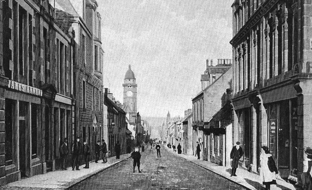 Tour Scotland Old Photographs Mid Street Keith Scotland