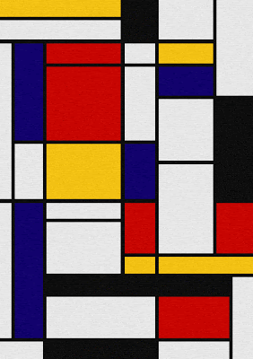 Mondriaan Primary color block