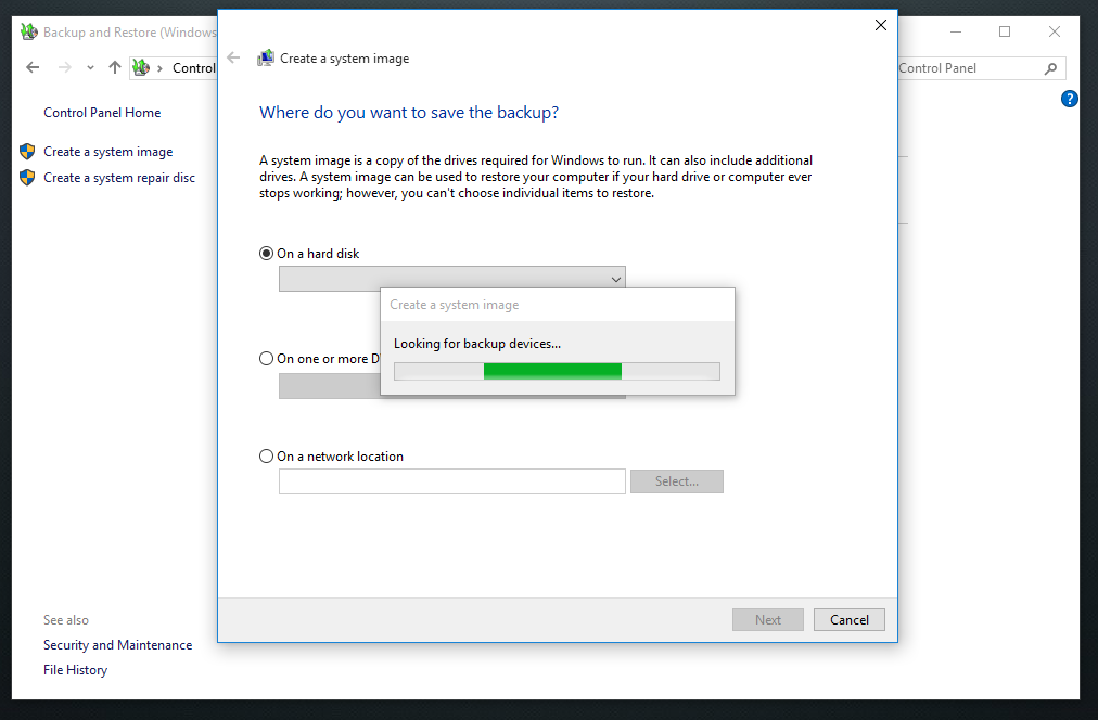 My Guide Backup and Restore your Windows computer.