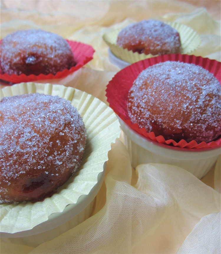 Gefüllte Mini-Berliner