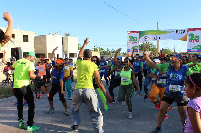 026 Runners celebran su primer aniversario con Marathon 7 KM "Zumbando"