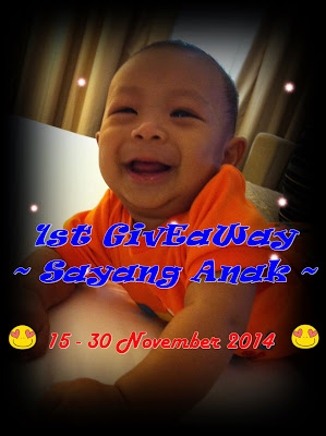 1st GIVEAWAY ~ Sayang Anak ~ by MamaMuiz