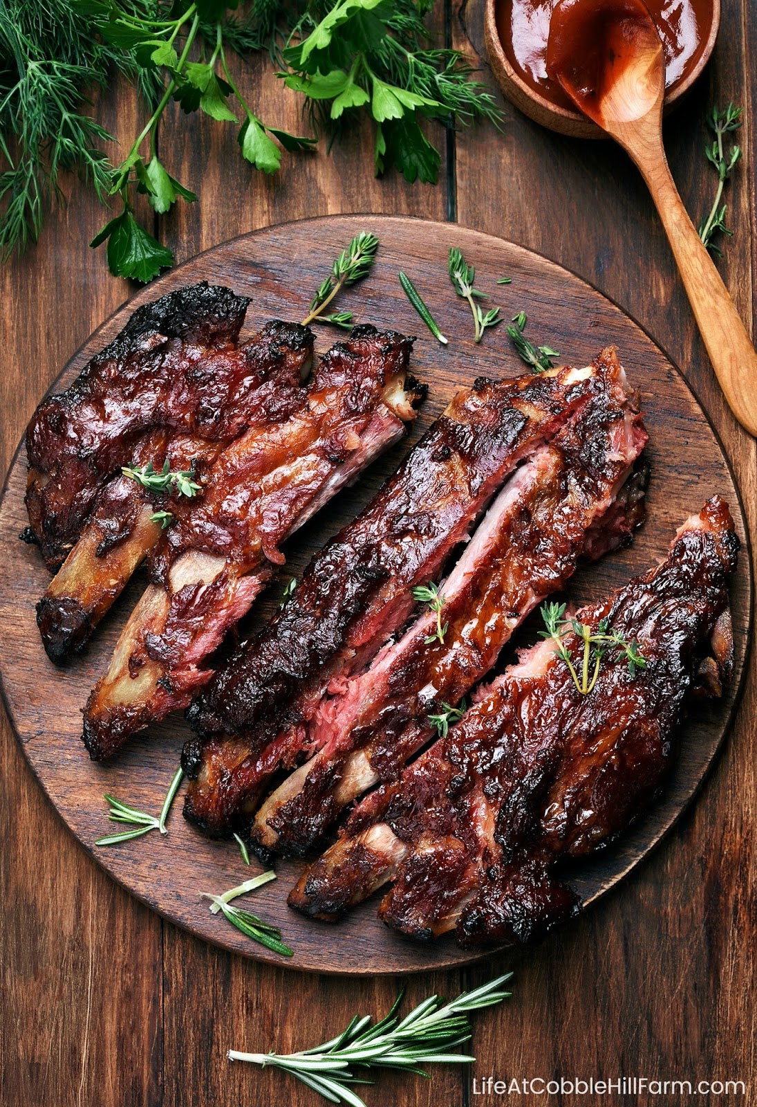 OvenBaked PERFECTLY MeltInYourMouth BBQ Pork Ribs Life At Cobble Hill Farm