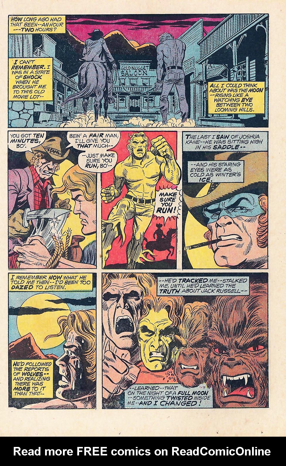 Read online Werewolf by Night (1972) comic -  Issue #4 - 13