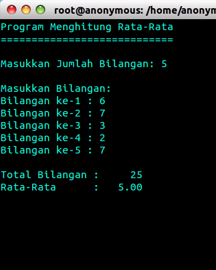 Program Menghitung Nilai Rata Rata Kamus Pascal