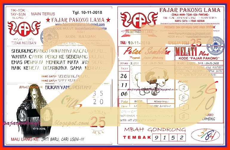 Tebak Angka Togel Hongkong 10 November 2018 Togel Live