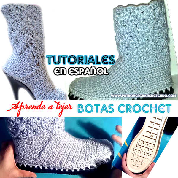 Cómo tejer botas Tutoriales