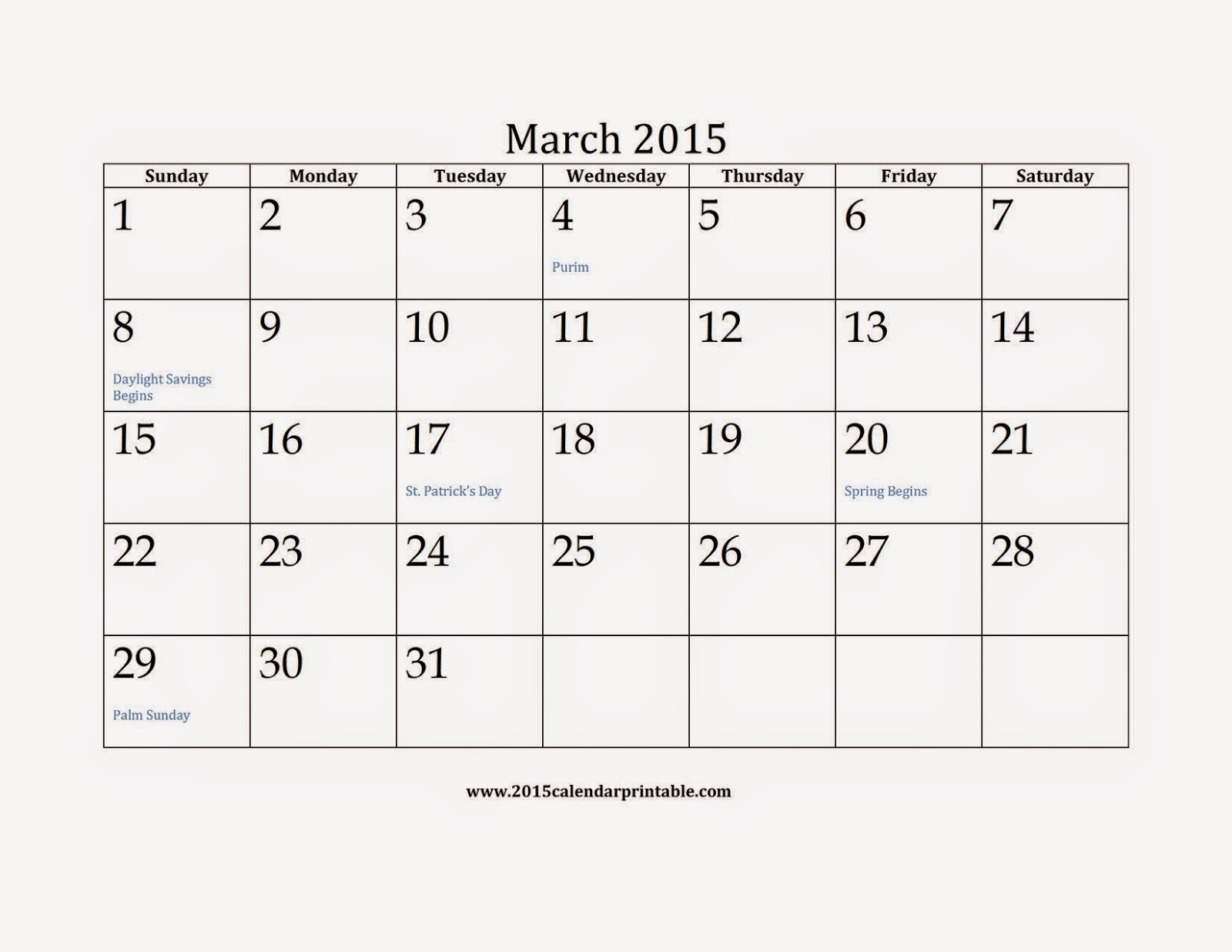 Free Printable Calendar 2021: Free Printable Calendar March