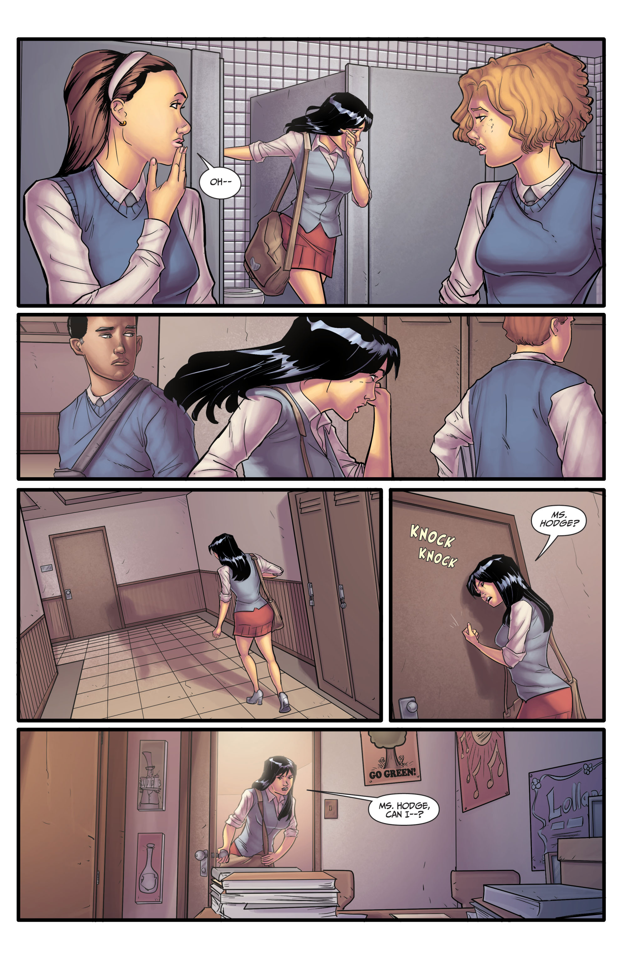 Read online Morning Glories comic -  Issue #14 - 16