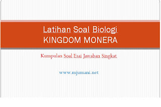 contoh soal materi monera