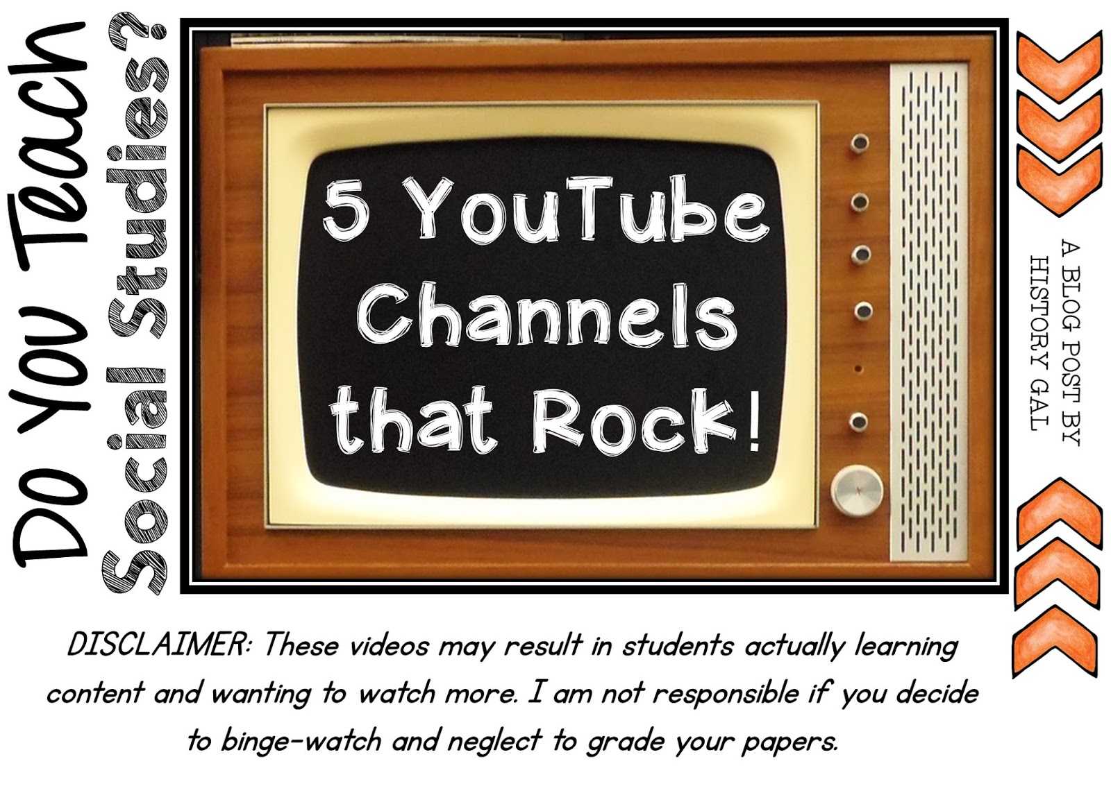 10 YouTube Channels That Rock! History Gal
