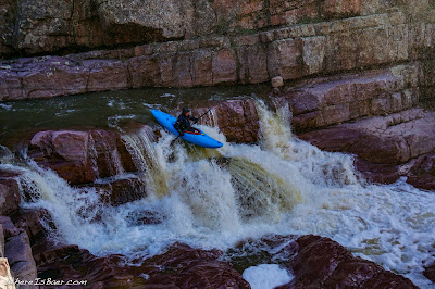 Ted Decker looking for the auto flake , kayaking christopher creek Arizona sliding WhereIsBaer.com Chris Baer