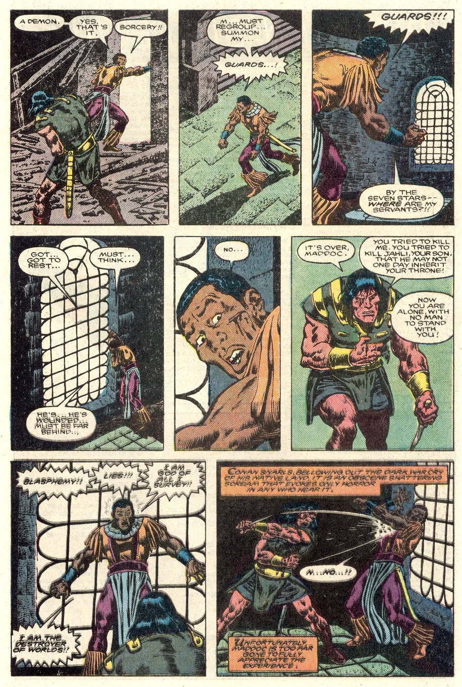 Read online Conan the Barbarian (1970) comic -  Issue #184 - 21