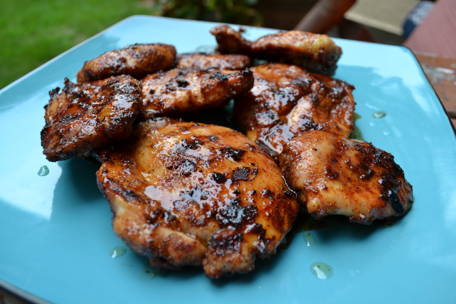 These Three Girlies: Spicy Honey Grilled Chicken