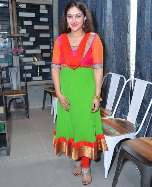 Sridevi Vijaykumar In Green Dress at Ulavacharu Restaurant
