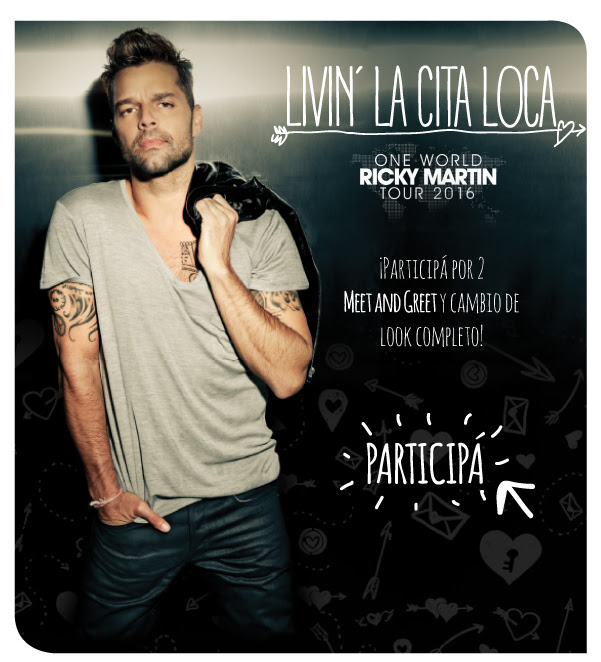 Promociones, sorteos y premios en Uruguay Ricky Martin Meet&greet y