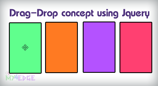 drag-drop concept using jquery