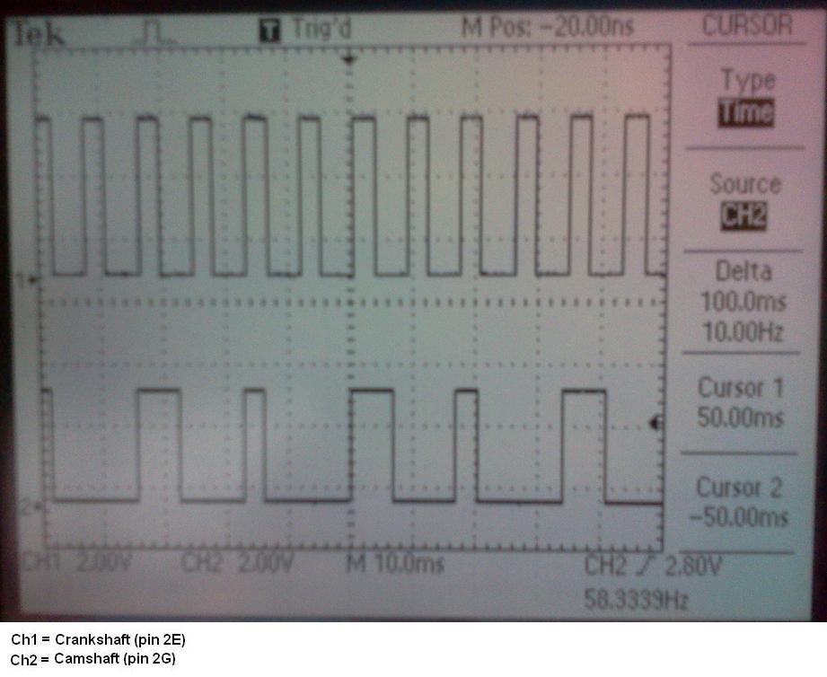 Skov's MX5 Electronics Notes CAS vs Injector Pulse Relationship