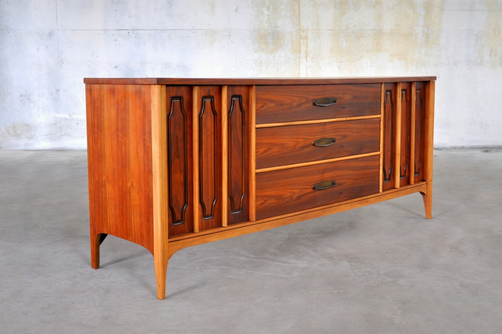 SELECT MODERN KentCoffey Triple Dresser Credenza