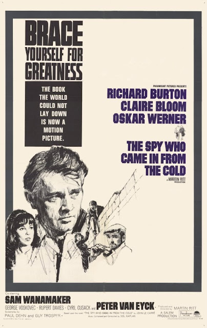 The Spy Who Came in from the Cold, poster, starring Richard Burton, Directed by Martin Ritt