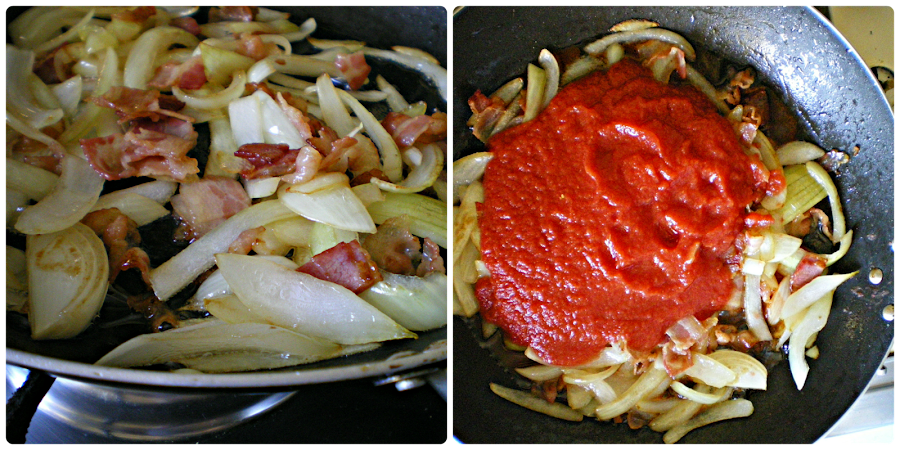 Pasta a la rústica : Elaboración Paso 1