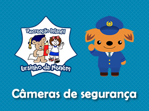 Câmeras de segurança da escola